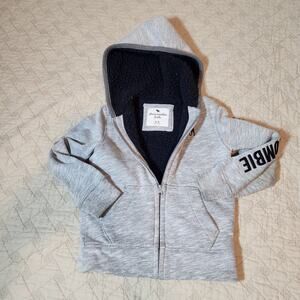 Abercrombie kids Hoodie boys, sz 5/6 gray